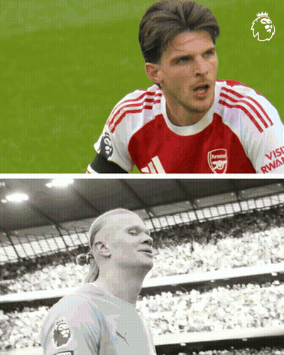 A Soccer Player Wearing A Red And White Jersey With Arsenal On It GIF