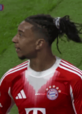 A Soccer Player Wearing A Red And White Jersey With The Word Adidas On It GIF