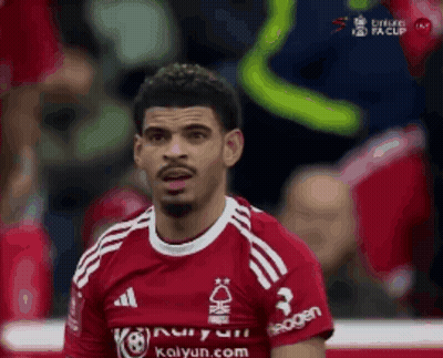A Soccer Player Wearing A Red Shirt That Says Kalyun.com On It GIF