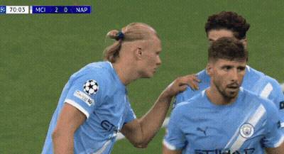 A Soccer Player Wearing A Shirt That Says City GIF