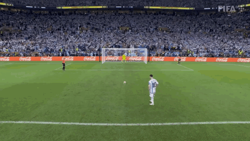 A Soccer Player Wearing A White Jersey With The Number 10 On It GIF