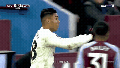 A Soccer Player Wearing A White Jersey With The Number 3 On It GIF