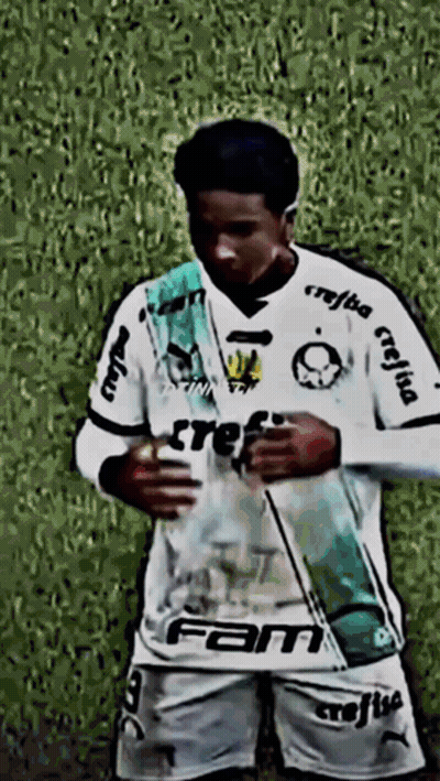 A Soccer Player Wearing A White Shirt That Says Fam GIF