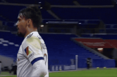 A Soccer Player Wearing A White Shirt With The Number 2 On It GIF