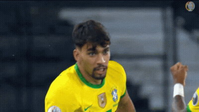 A Soccer Player Wearing A Yellow And Green Jersey With The Letters Cbf On The Front GIF