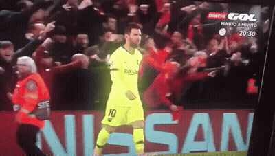 A Soccer Player Wearing A Yellow Jersey With The Number 10 GIF
