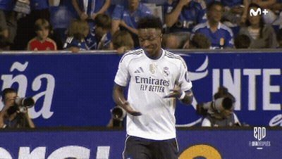 A Soccer Player Wears A White Emirates Fly Better Shirt GIF