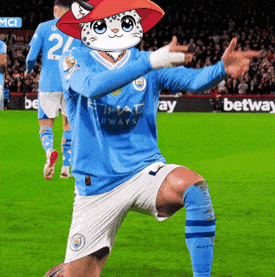 A Soccer Player With A Cat Mask On His Face GIF