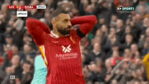 A Soccer Player With A Futuremobile Shirt On GIF