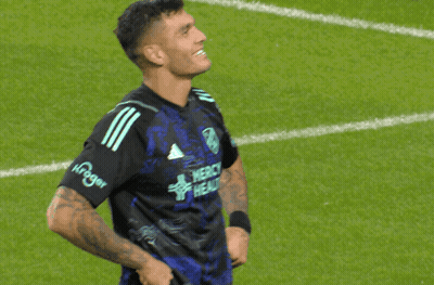 A Soccer Player With Mercy Health On His Jersey GIF