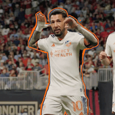 A Soccer Player With Mercy Health Written On His Jersey GIF