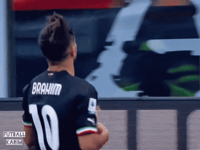 A Soccer Player With The Name Brahim On His Jersey GIF