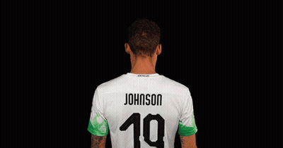 A Soccer Player With The Name Johnson On His Jersey GIF
