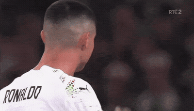 A Soccer Player With The Name Ronaldo On His Shirt GIF