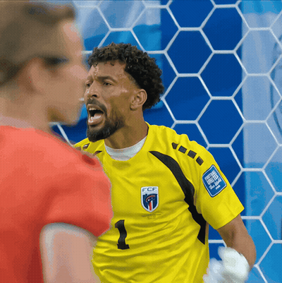 A Soccer Player With The Number 1 On His Shirt GIF