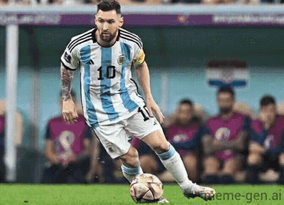 A Soccer Player With The Number 10 On His Jersey Is Kicking The Ball GIF