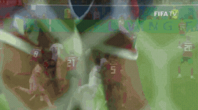 A Soccer Player With The Number 10 On His Jersey Is Kicking The Ball GIF