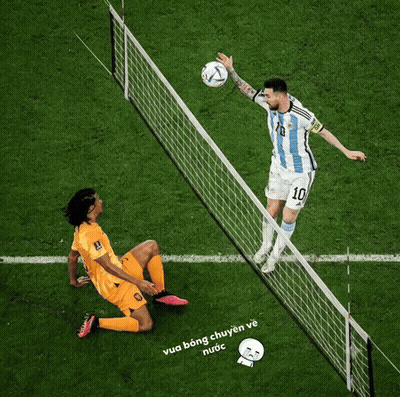 A Soccer Player With The Number 10 On His Jersey Reaches For The Ball GIF