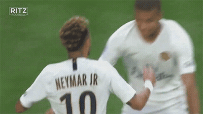 A Soccer Player With The Number 10 On The Back Of His Shirt GIF