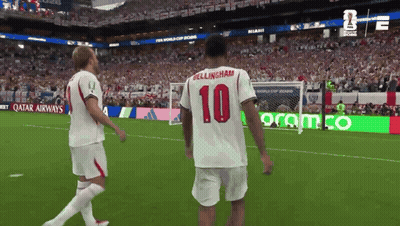 A Soccer Player With The Number 10 On Their Jersey GIF