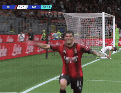 A Soccer Player With The Number 11 On His Jersey Is Celebrating A Goal GIF