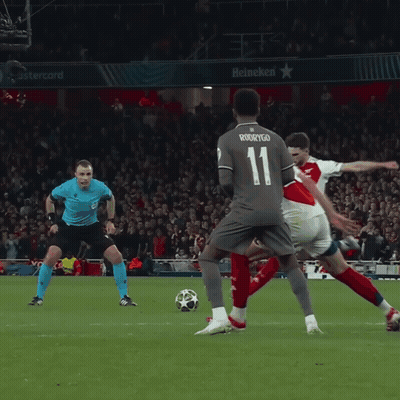 A Soccer Player With The Number 11 On His Shirt GIF