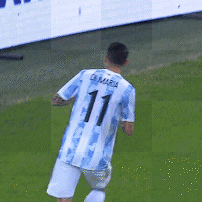 A Soccer Player With The Number 11 On The Back Of His Shirt GIF