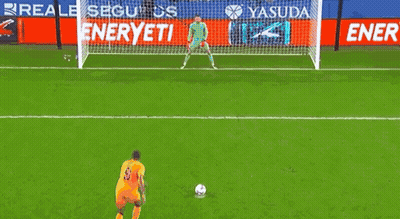 A Soccer Player With The Number 15 On His Jersey Kicking A Ball GIF