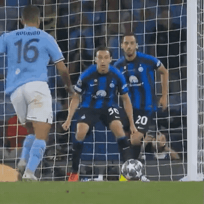 A Soccer Player With The Number 16 On His Jersey Is Kicking The Ball GIF