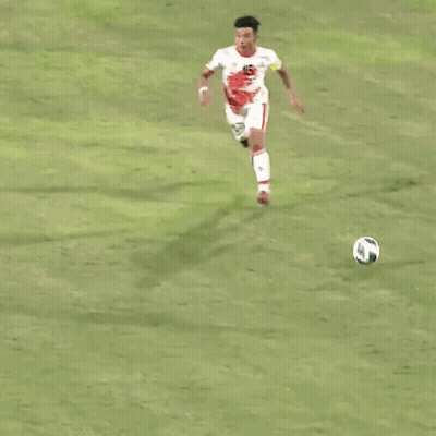 A Soccer Player With The Number 16 On His Jersey Kicks The Ball GIF