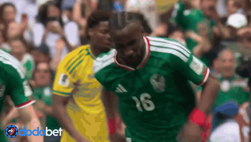 A Soccer Player With The Number 16 On His Shirt GIF
