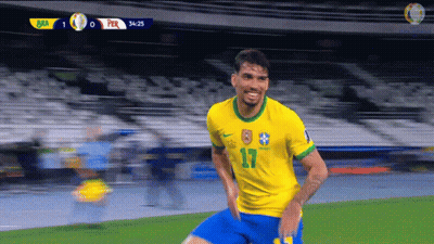 A Soccer Player With The Number 17 On His Jersey Runs On The Field GIF