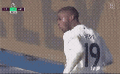 A Soccer Player With The Number 19 On His Shirt GIF