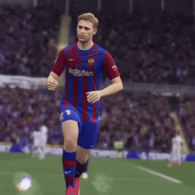 A Soccer Player With The Number 21 On His Jersey GIF