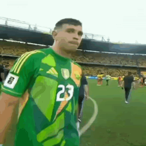 A Soccer Player With The Number 23 On His Shirt GIF