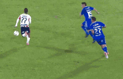 A Soccer Player With The Number 23 On The Back Of His Shirt GIF