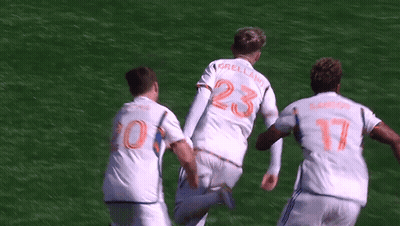 A Soccer Player With The Number 23 On The Back Of His Shirt GIF