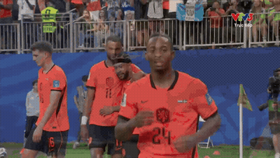 A Soccer Player With The Number 24 On His Jersey Is Running On The Field GIF
