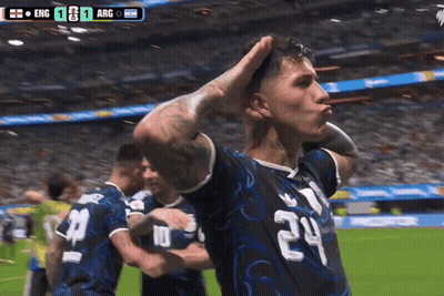 A Soccer Player With The Number 24 On His Jersey Stands On The Field GIF