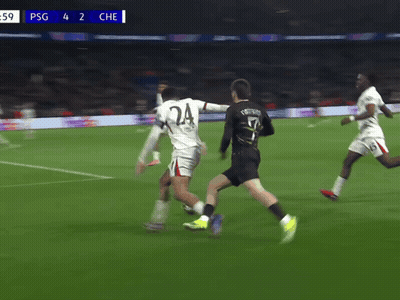 A Soccer Player With The Number 24 On His Shirt GIF