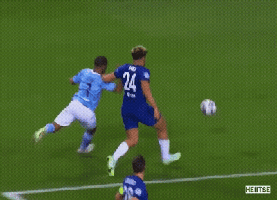 A Soccer Player With The Number 24 On The Back Of His Shirt GIF