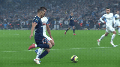 A Soccer Player With The Number 27 On His Jersey GIF