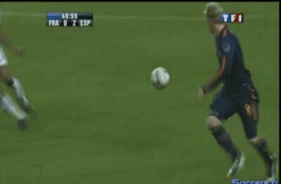 A Soccer Player With The Number 3 On His Back Kicks The Ball GIF