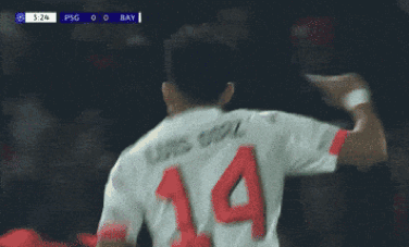 A Soccer Player With The Number 45 On The Back Of His Shirt GIF