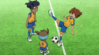 A Soccer Player With The Number 5 On His Jersey Kicking A Ball GIF