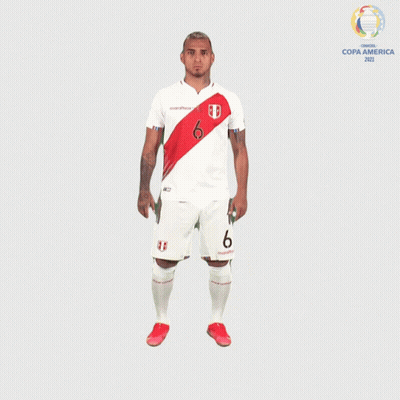 A Soccer Player With The Number 6 On His White Jersey GIF