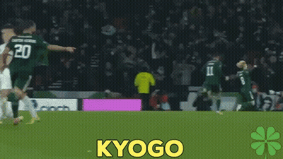 A Soccer Player With The Number 8 On His Jersey Is Celebrating GIF