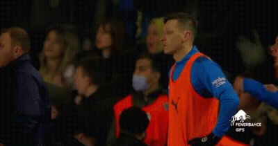 A Soccer Player With The Number 8 On The Back Of His Jersey GIF