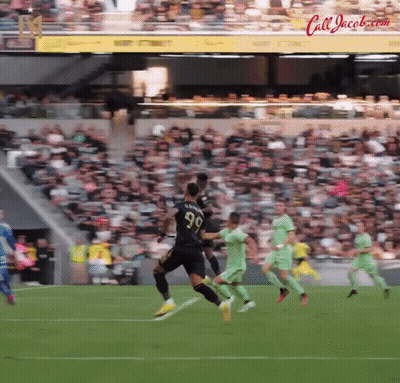 A Soccer Player With The Number 96 On His Back Kicks The Ball GIF