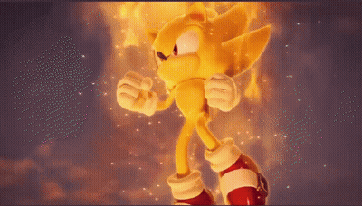 a sonic the hedgehog is surrounded by flames